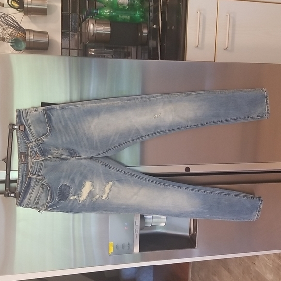 BLUECARATS The McQueen 5-Pocket Slim Fit Jeans ~ Light Distressed 32 NWT - Picture 6 of 14